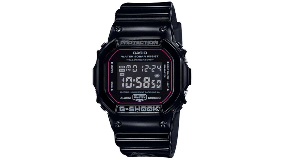Reloj Casio G - Shock DW - 5600SLV - 1 Plástico de Hombre