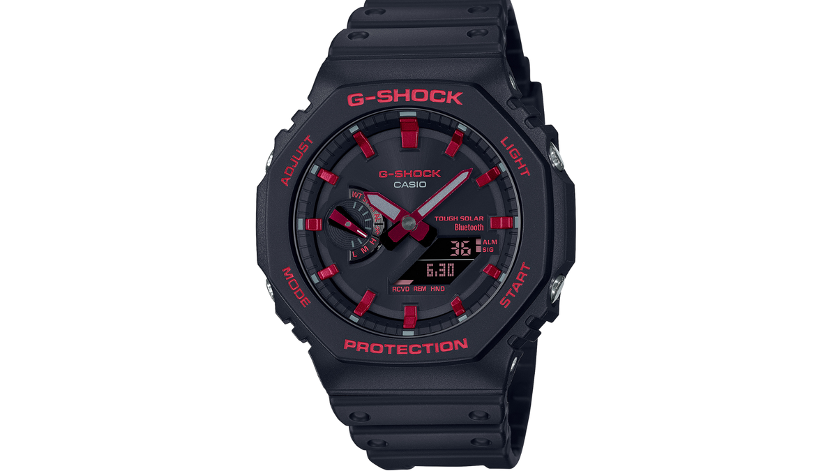 Reloj Casio G - Shock GA - B2100BNR - 1A Plástico de Hombre
