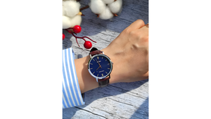 Reloj Casio LTP - VT01L - 2B Cuero de Mujer