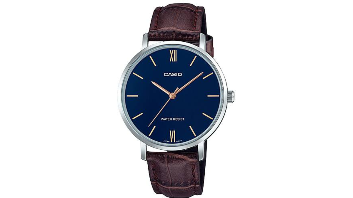 Reloj Casio LTP - VT01L - 2B Cuero de Mujer