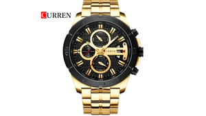 Reloj Curren 8337 Dorado/Negro - Metálico de Hombre