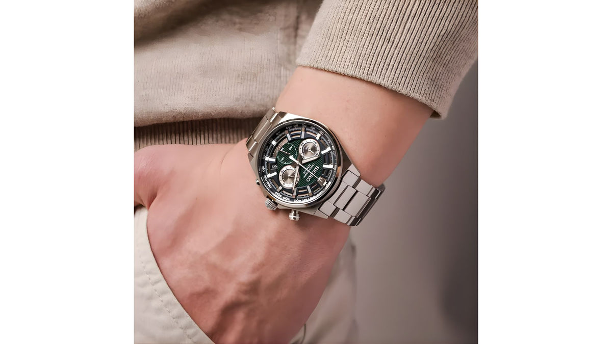 Reloj Seiko SSB405P1 Metalico de Hombre