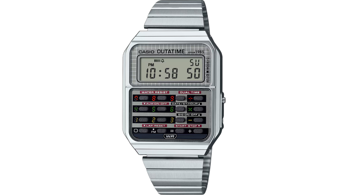 Reloj Casio CA - 500WEB - 1ADR Edición Back To The Future - Metálico Unisex