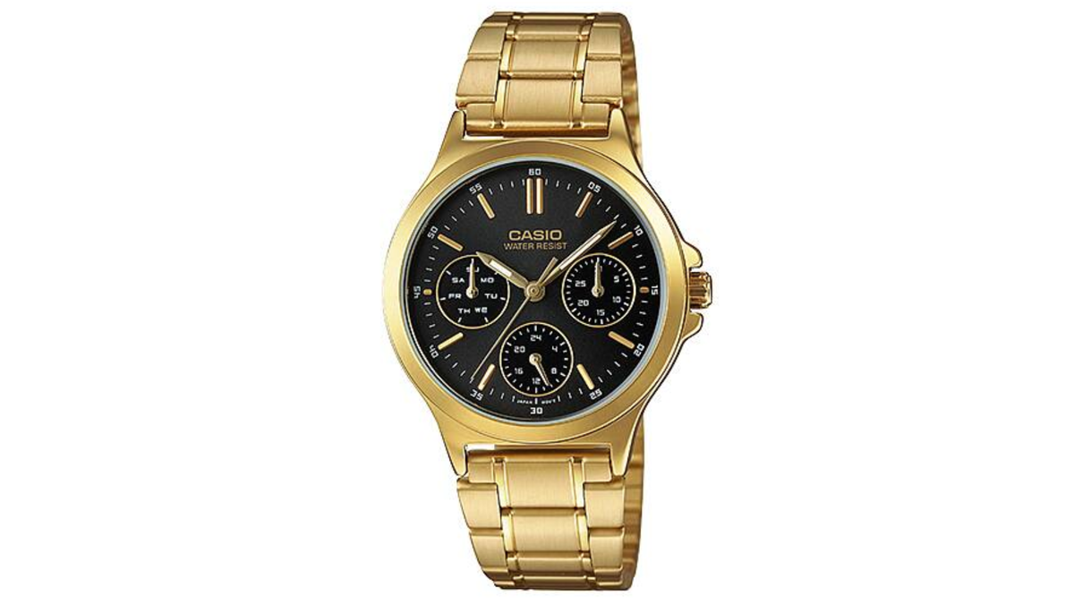 Reloj Casio LTP - V300G - 1A Metálico de Mujer
