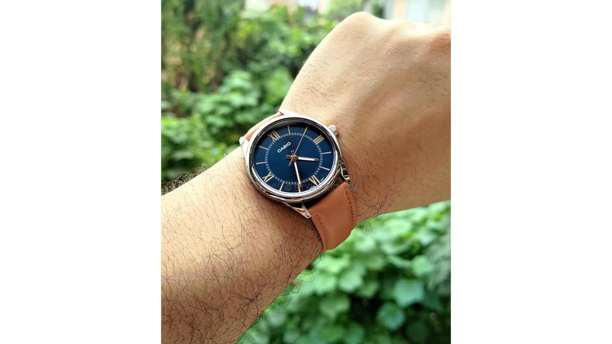 Reloj Casio MTP - V005L - 2B5 Cuero de Hombre