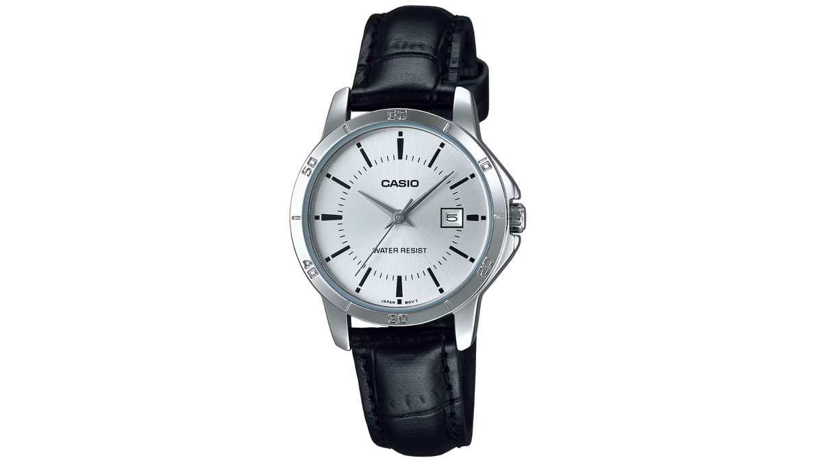 Reloj Casio MTP - V004L - 7A Cuero de Hombre