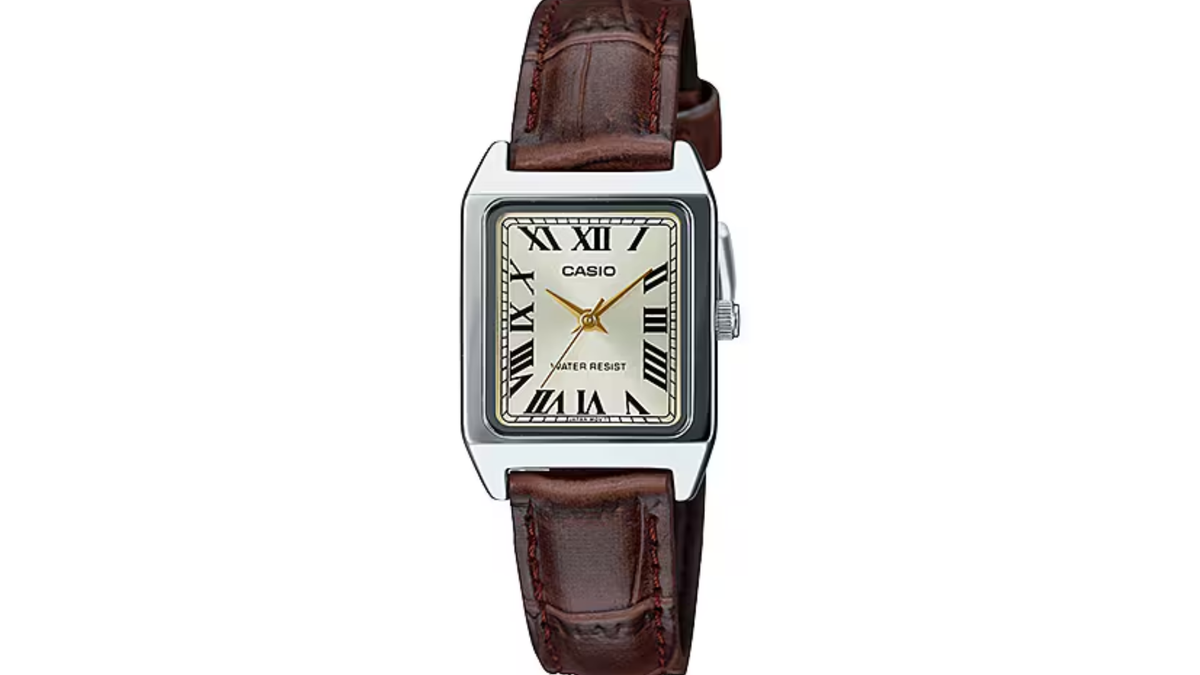 Reloj Casio LTP - V007L - 9B Cuero de Mujer