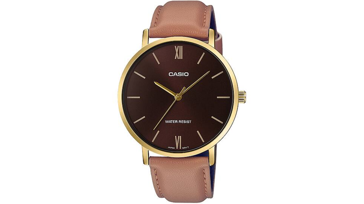 Reloj Casio MTP - VT01GL - 5B Cuero de Hombre