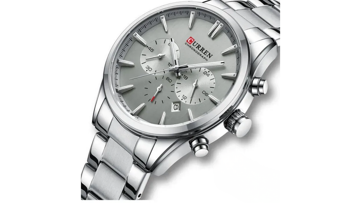 Reloj Curren 8446 Plateado - Metálico de Hombre