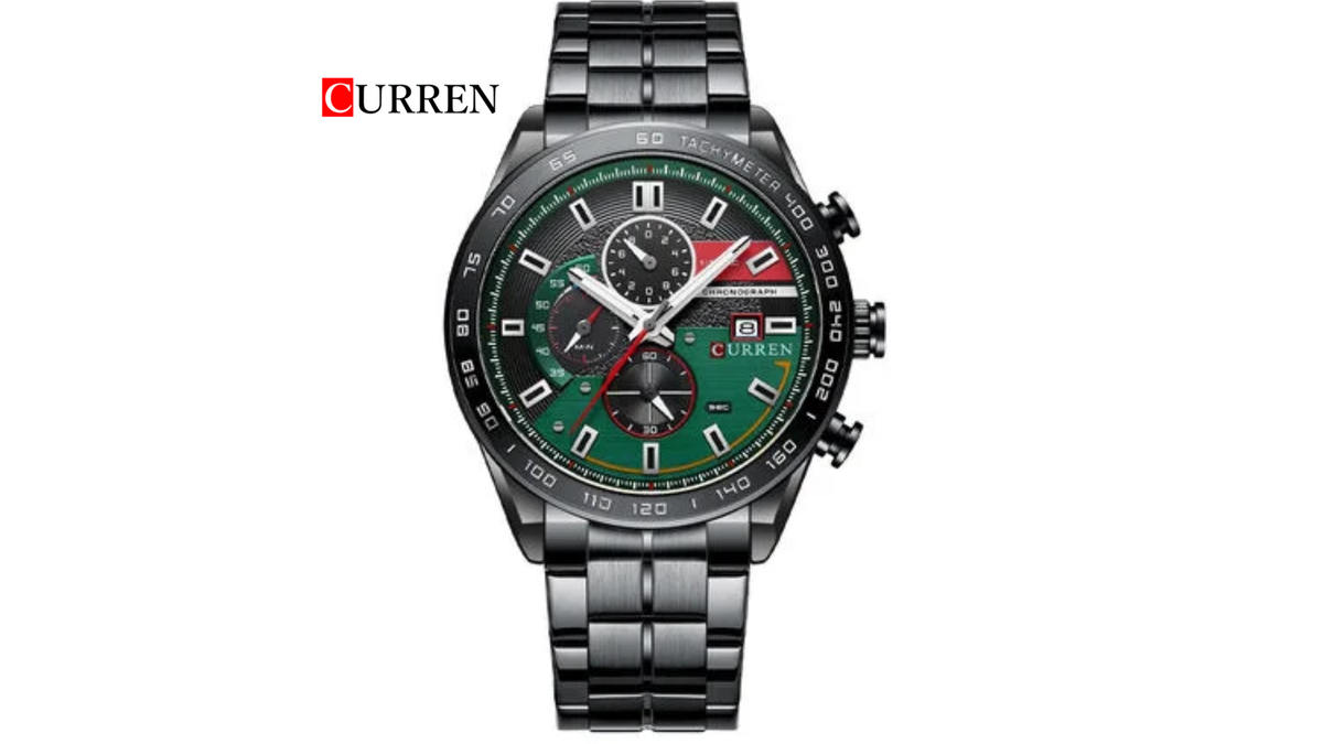 Reloj Curren 8410 Pavonado/Verde - Metálico de Hombre