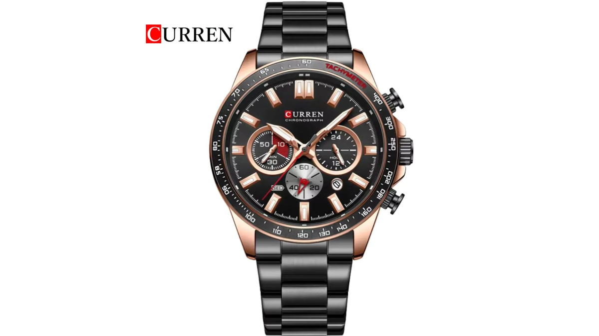 Reloj Curren 8418 Pavonado/Oro Rosa - Metálico de Hombre