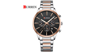 Reloj Curren 8435 Plateado/Oro Rosa - Metálico de Hombre
