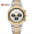 Reloj Curren 8440 Plateado/Dorado/Blanco - Metálico de Hombre
