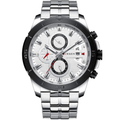 Reloj Curren 8337 Plateado/Negro - Fondo blanco
