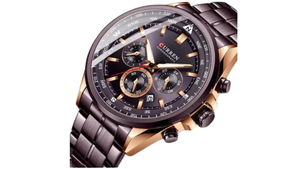 Reloj Curren 8399 Morado/Oro Rosa - Metálico de Hombre