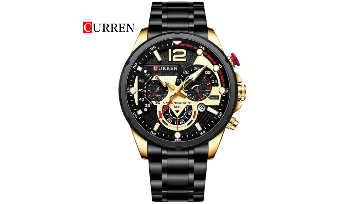 Reloj Curren 8395 Pavonado/Dorado - Metálico de Hombre