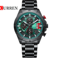 Reloj Curren 8401 Verde/Negro - Metálico de Hombre