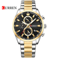 Reloj Curren 8445 Dorado/Plateado/Negro - Metálico de Hombre