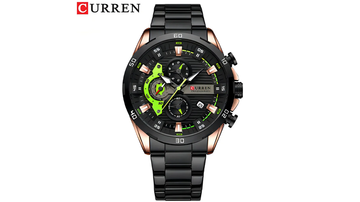 Reloj Curren 8402 Pavonado/Oro Rosa - Metálico de Hombre