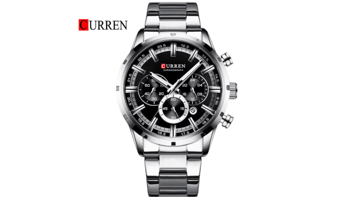 Reloj Curren 8355 Plateado/Gris - Metálico de Hombre