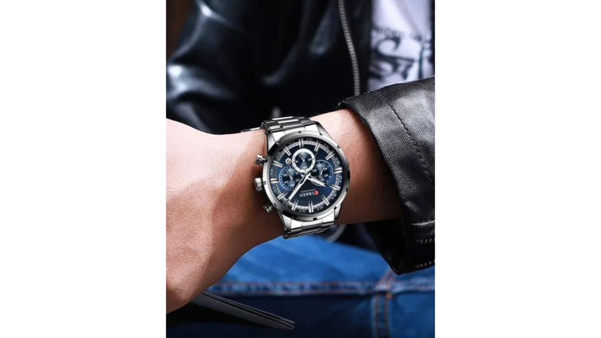 Reloj Curren 8355 Plateado/Gris - Metálico de Hombre