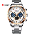 Reloj Curren 8355 Plateado/Oro Rosa - Metálico de Hombre
