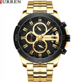 Reloj Curren 8337 Dorado/Negro - Metálico de Hombre