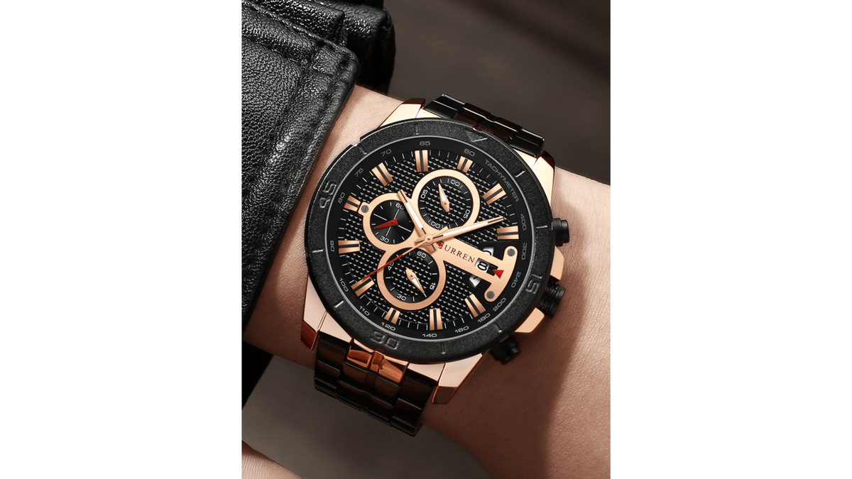 Reloj Curren 8337 Pavonado/Oro Rosa - Metálico de Hombre