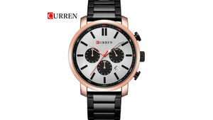Reloj Curren 8315 Pavonado/Oro Rosa/Gris - Metálico de Hombre