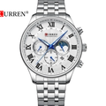 Reloj Curren 8427 Plateado/Blanco - Metálico de Hombre