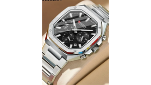 Reloj Curren 8459 Plateado/Negro - Metálico de Hombre