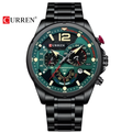 Reloj Curren 8395 Pavonado/Verde - Metálico de Hombre