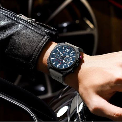 Reloj Curren 8398 Cuero de Hombre