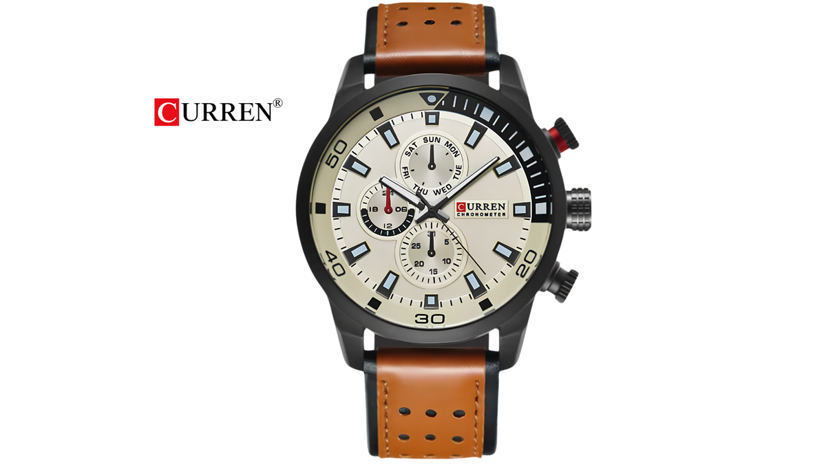 Reloj Curren 8250  - Cuero de Hombre