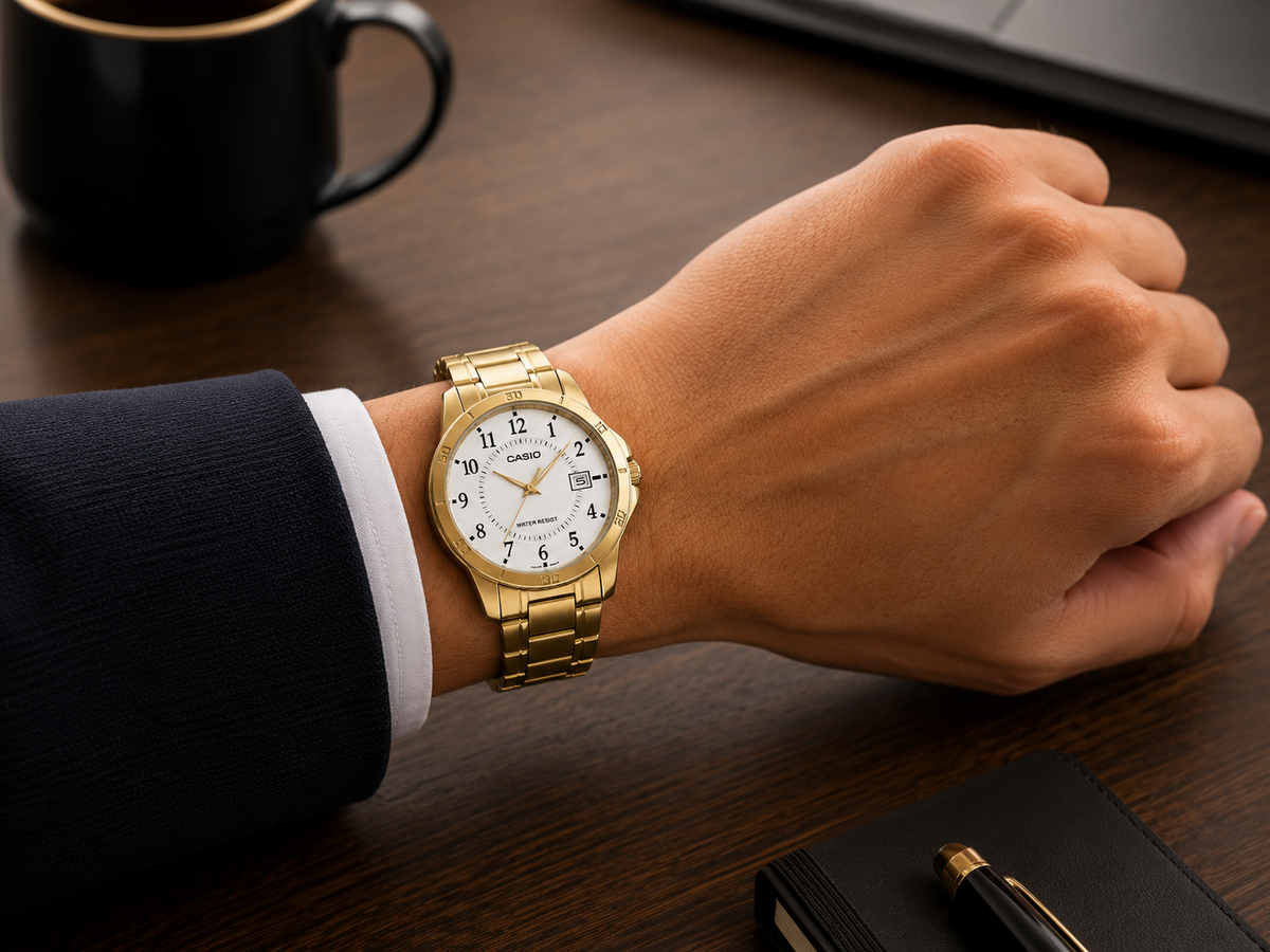 Reloj Casio MTP - V004G - 7B Hombre