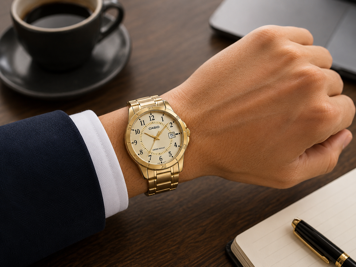 Reloj Casio MTP - V004G - 9B Hombre