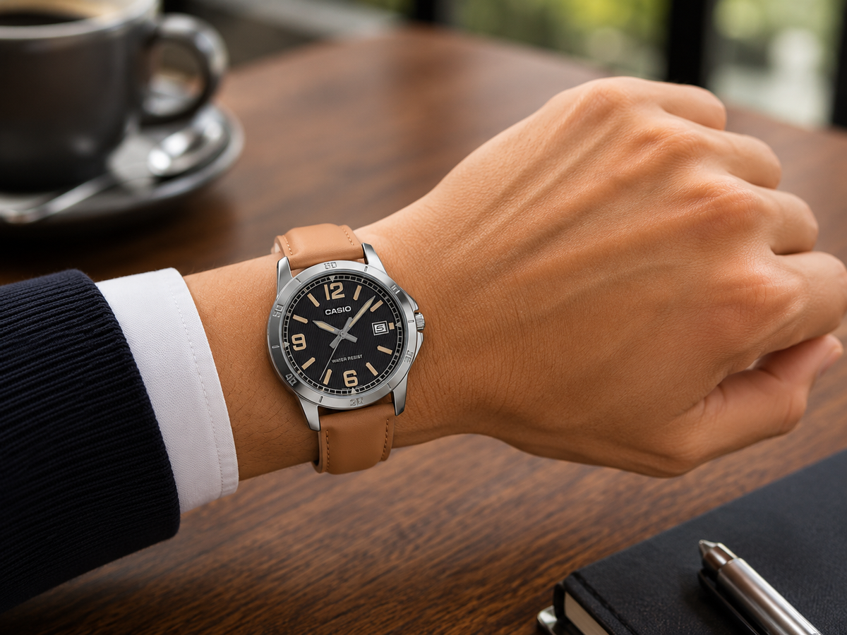 Reloj Casio MTP - V004L - 1B2 Hombre